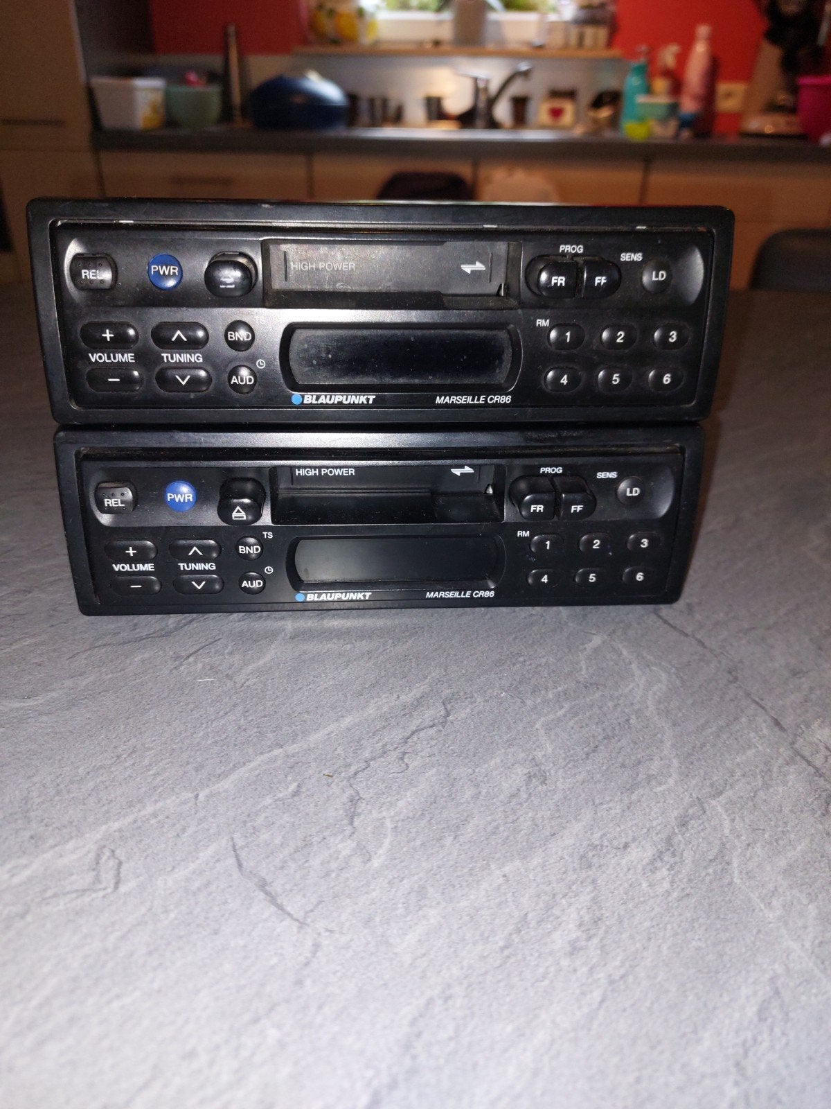 Set van 2 blaupunkt Marseille CR86 autoradio's, Ophalen of Verzenden, Gebruikt