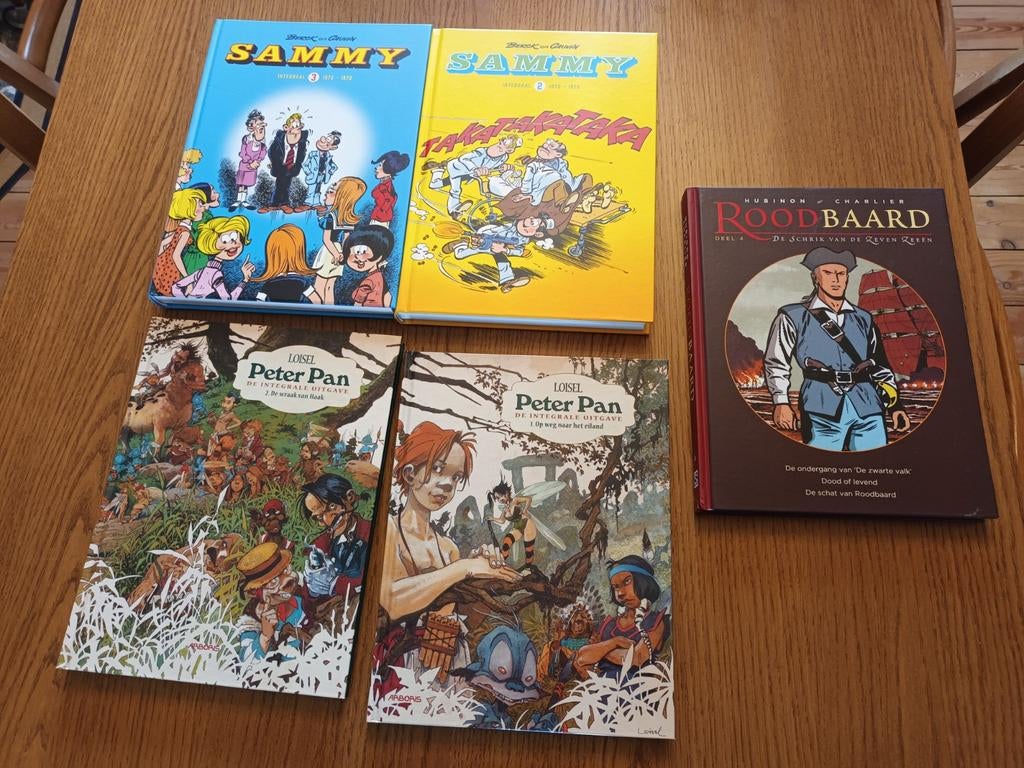 Strips integrales Sammy, Peter Pan, Roodbaard, Enlèvement