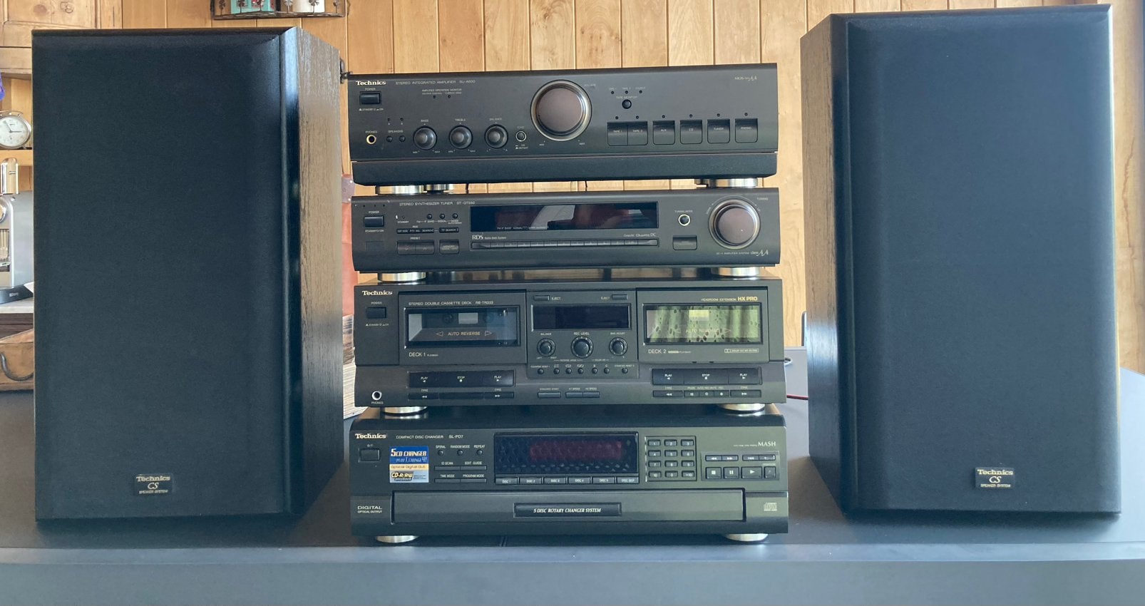 Hifi toren Technics, Audio, Tv en Foto, Stereoketens, Ophalen, Gebruikt, Cassettedeck, Overige merken