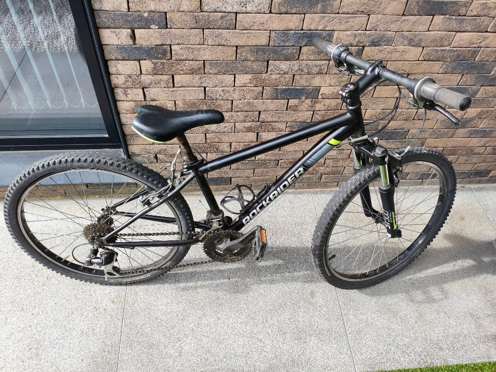 Rockrider mtb 24" voor kinderen van 9-12j (135-150cm), Fietsen en Brommers, Fietsen | Jongens, Ophalen, Velgrem, Versnellingen