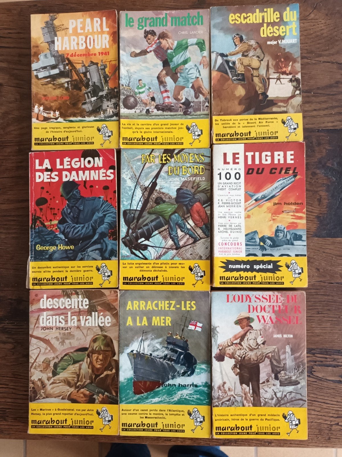 Lot de 53 livres de la collection Marabout, Enlèvement ou Envoi, Utilisé