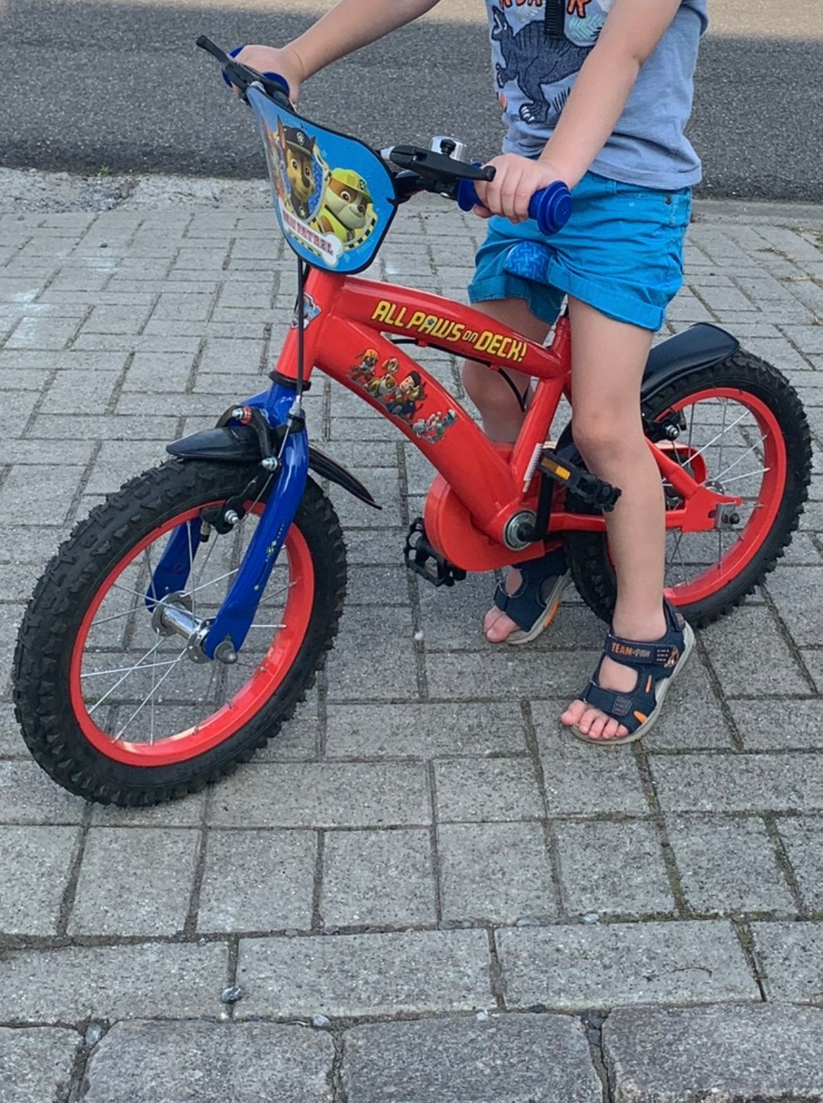 Kinder fiets Paw Patrol, Fietsen en Brommers, Fietsen | Kinderfietsjes, Ophalen, Zo goed als nieuw