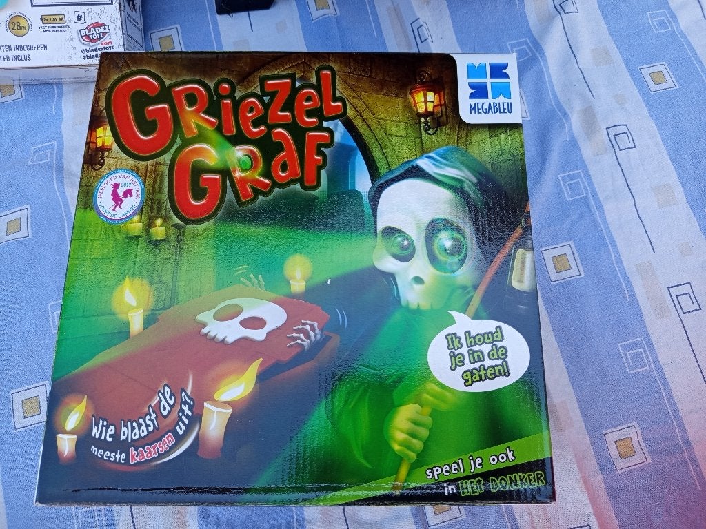 Spel griezelgraf NIEUW, Ophalen