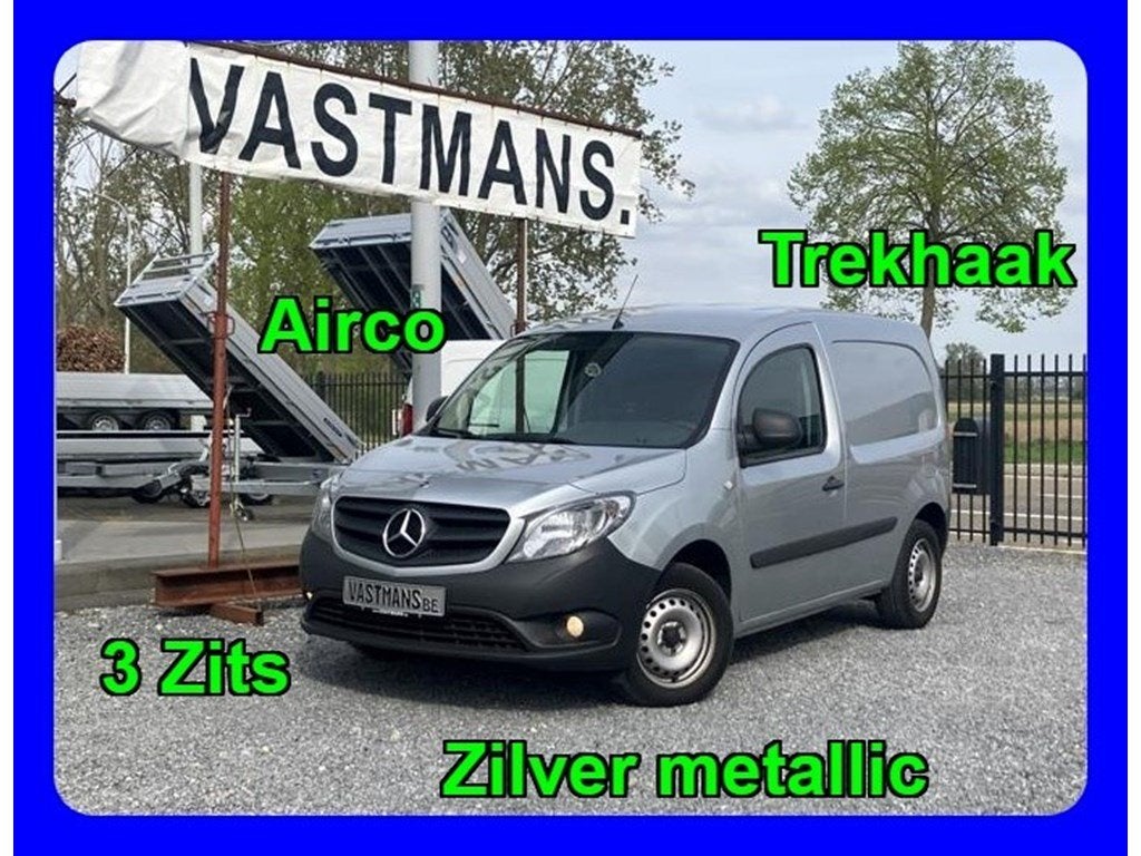 Mercedes-Benz Citan 109 CDI / 11.900€ + BTW / 3 Zits / Trek, Autos, Mercedes-Benz, Argent ou Gris, Achat, Euro 6, Entreprise