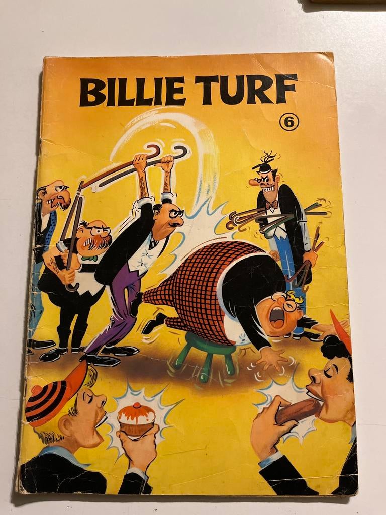 Vintage strip – Billie Turf nr. 6 – originele oude uitgave, Boeken, Stripverhalen, Eén stripboek, Ophalen, Gelezen