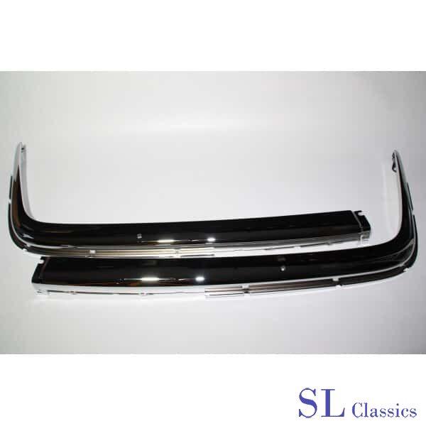 Chroom schalen Staal verchroomd 2-delig Mercedes-Benz SL SLC, -, Nieuw, Ophalen of Verzenden, -