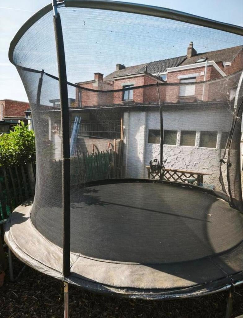 Trampoline à vendre avec filet de sécurité, Enlèvement