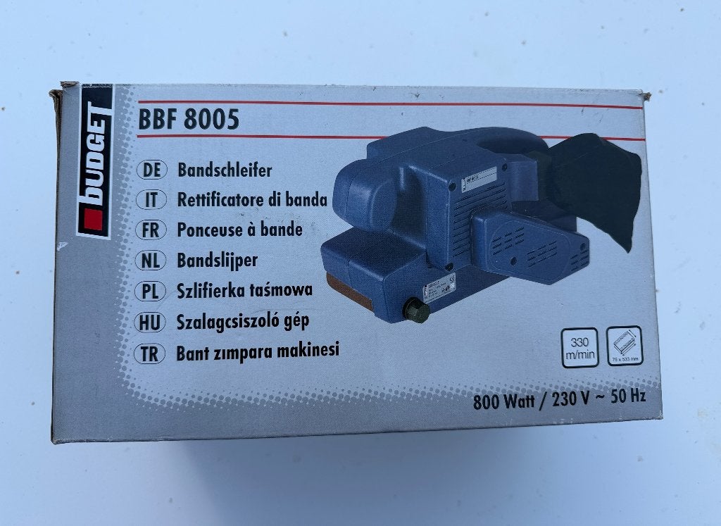 Schuurmachine, Enlèvement, Comme neuf, 600 à 1200 watts, Ponceuse à bande