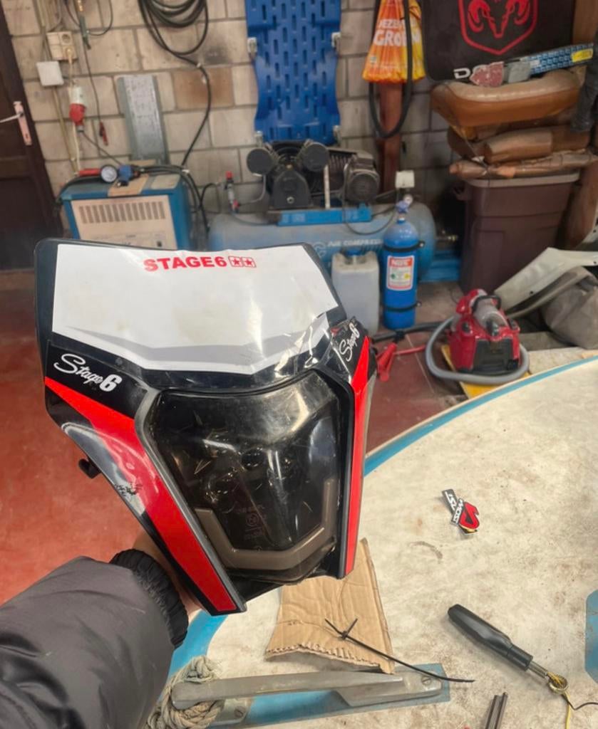 Ktm exc koplamp - tinted glas, Motoren, Particulier