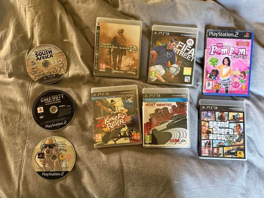 Collectie PlayStation 2 & 3 spellen - Retro Gaming, Ophalen of Verzenden, Zo goed als nieuw