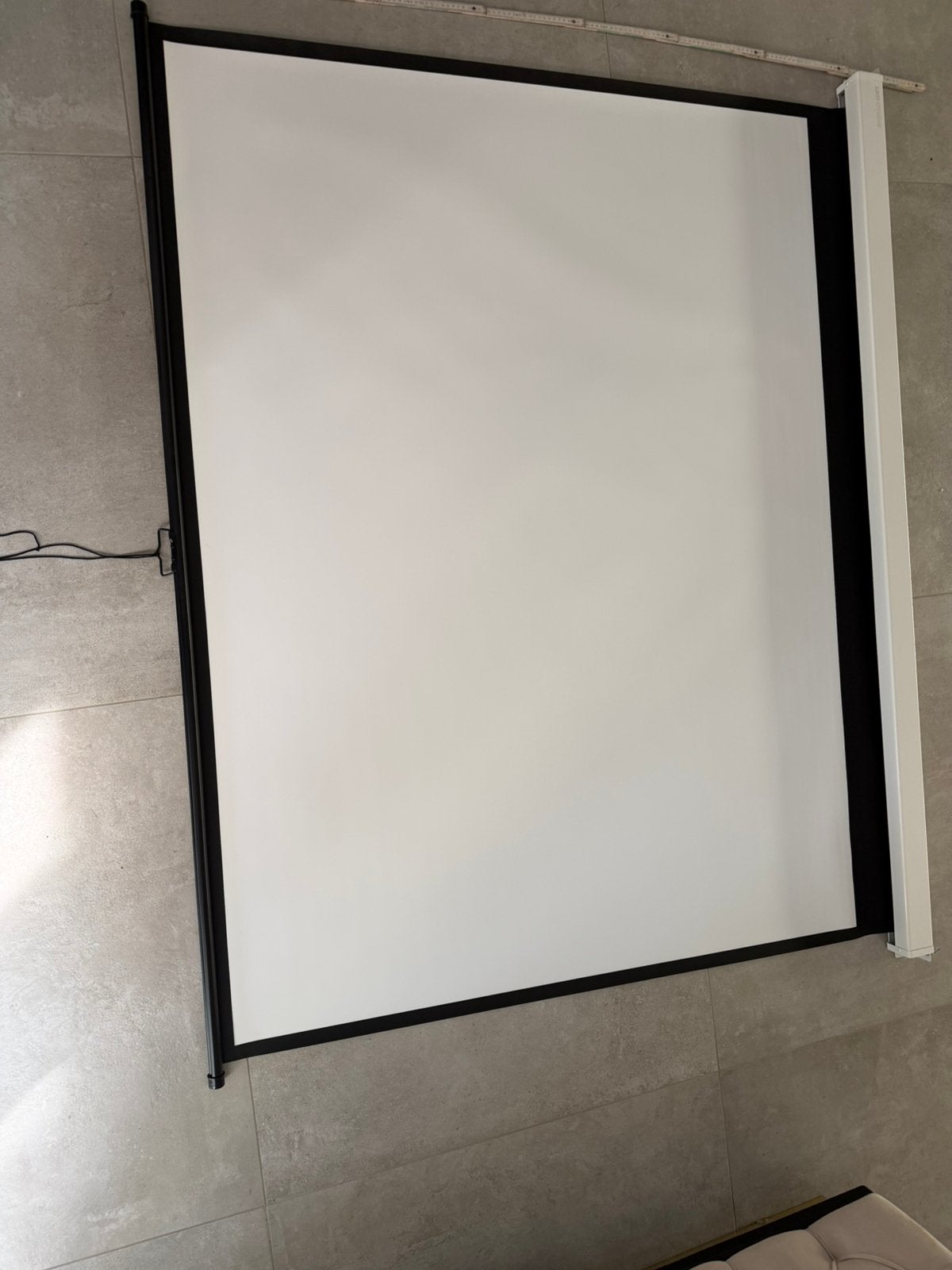 Vidéoprojecteur et écran de projection, TV, Hi-fi & Vidéo, Enlèvement, Manuel, Comme neuf