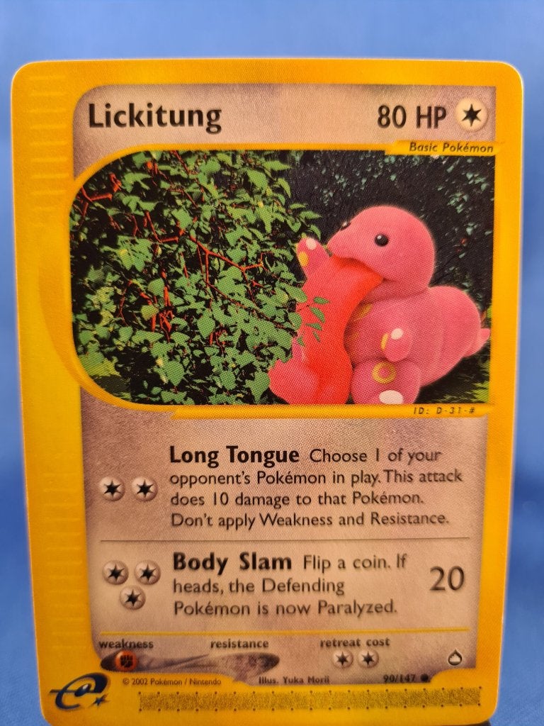 Lickitung 90/147 - Aquapolis, Envoi, Utilisé