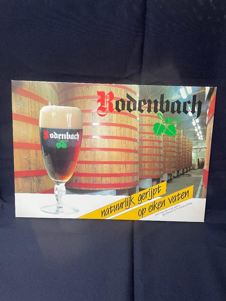 Panneau d'affichage Rodenbach, Enlèvement, Comme neuf, Panneau, Plaque ou Plaquette publicitaire, Autres marques