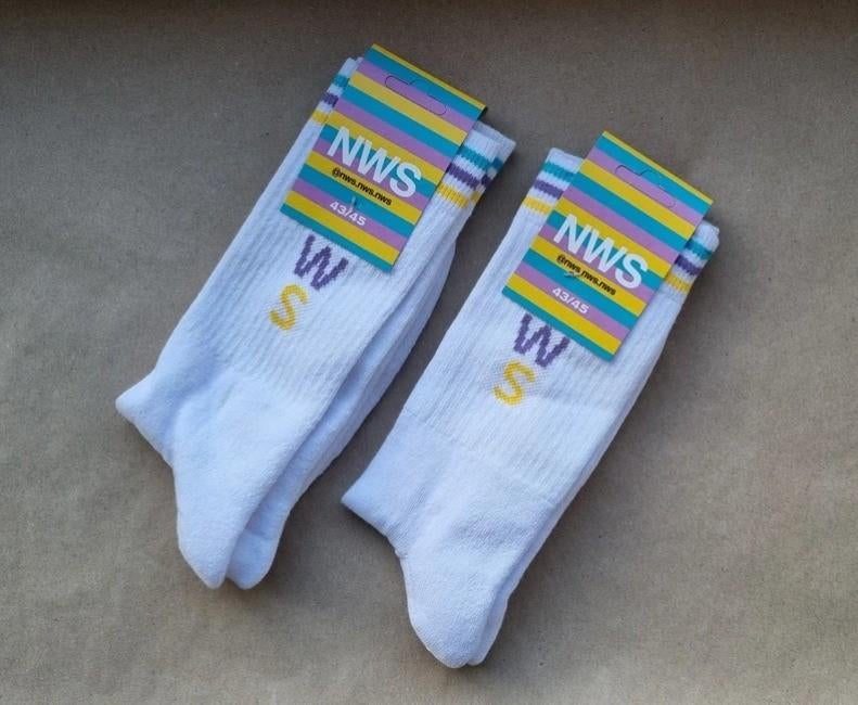 2 paar sportsokken/ sokken / kousen van NWS NWS NWS, Vêtements | Hommes, Chaussettes & Bas, Neuf, Enlèvement ou Envoi, Taille 43 à 46