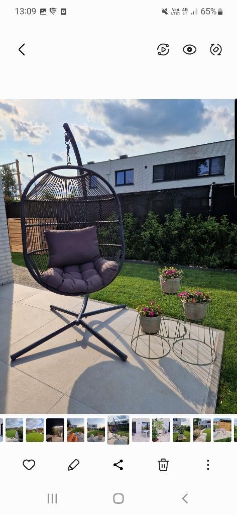 Super mooie tuinstoel, Ophalen, Zo goed als nieuw, Aluminium