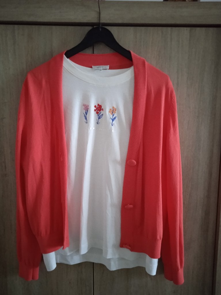 kleding (jas  t schirt en vestje), Vêtements | Femmes, Vestes | Été, Enlèvement, Comme neuf, Taille 42/44 (L)
