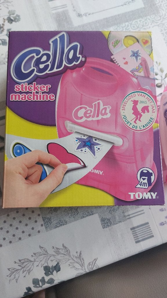 Cella stickermachine, Enfants & Bébés, Enlèvement, Comme neuf