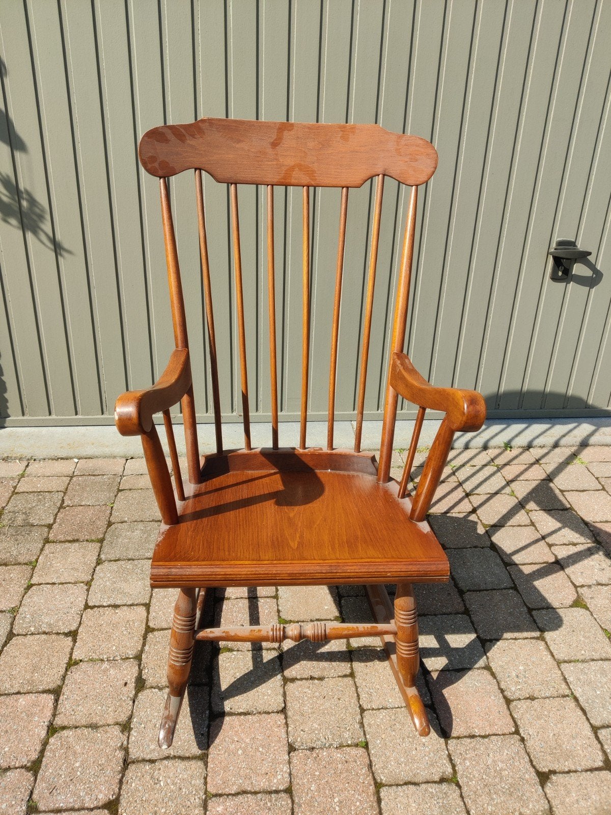 Antieke schommelstoel, Ophalen