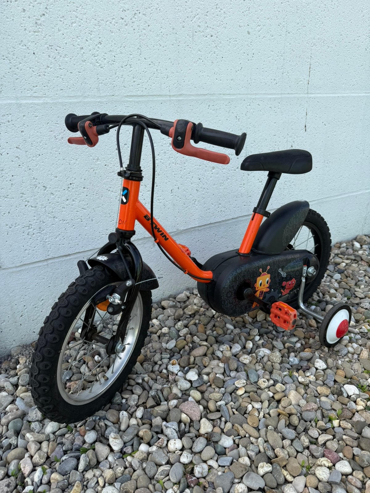 Kinderfiets 14inch met zijwieltje, Ophalen, Zo goed als nieuw
