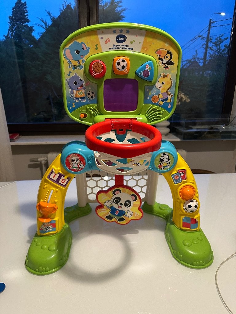 Vtech 3 in 1 en score - doel en basketbal, Ophalen, Nieuw, Rekenen, Met licht