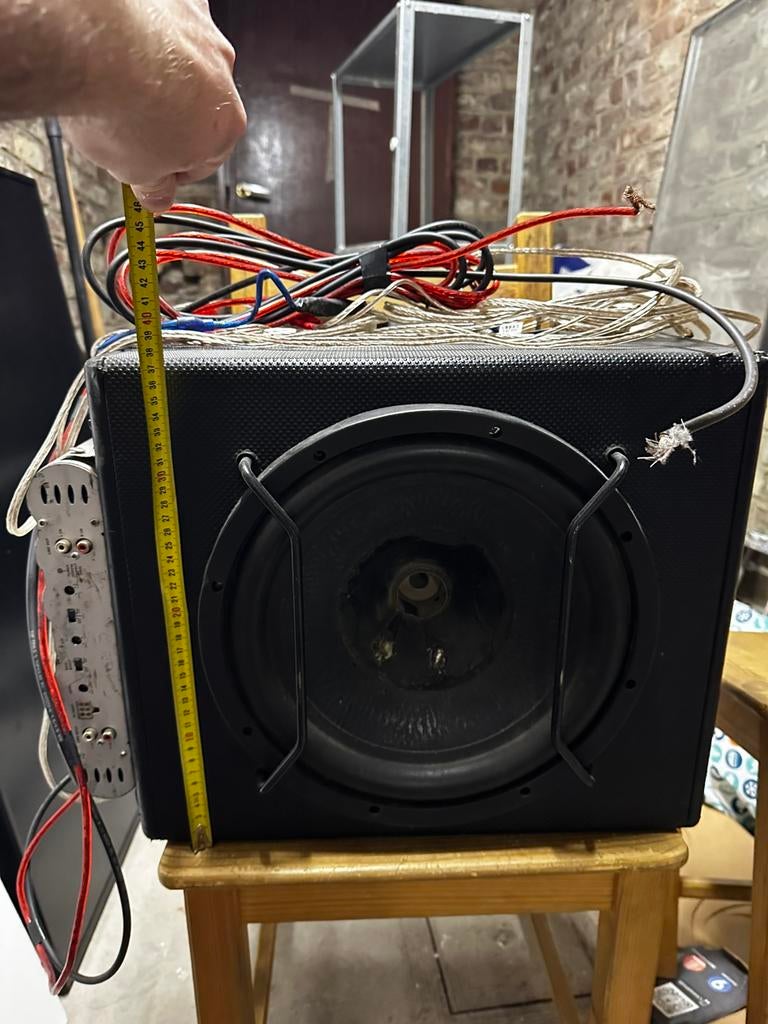 Subwoofer auto, Auto diversen, Autospeakers, Ophalen, Gebruikt