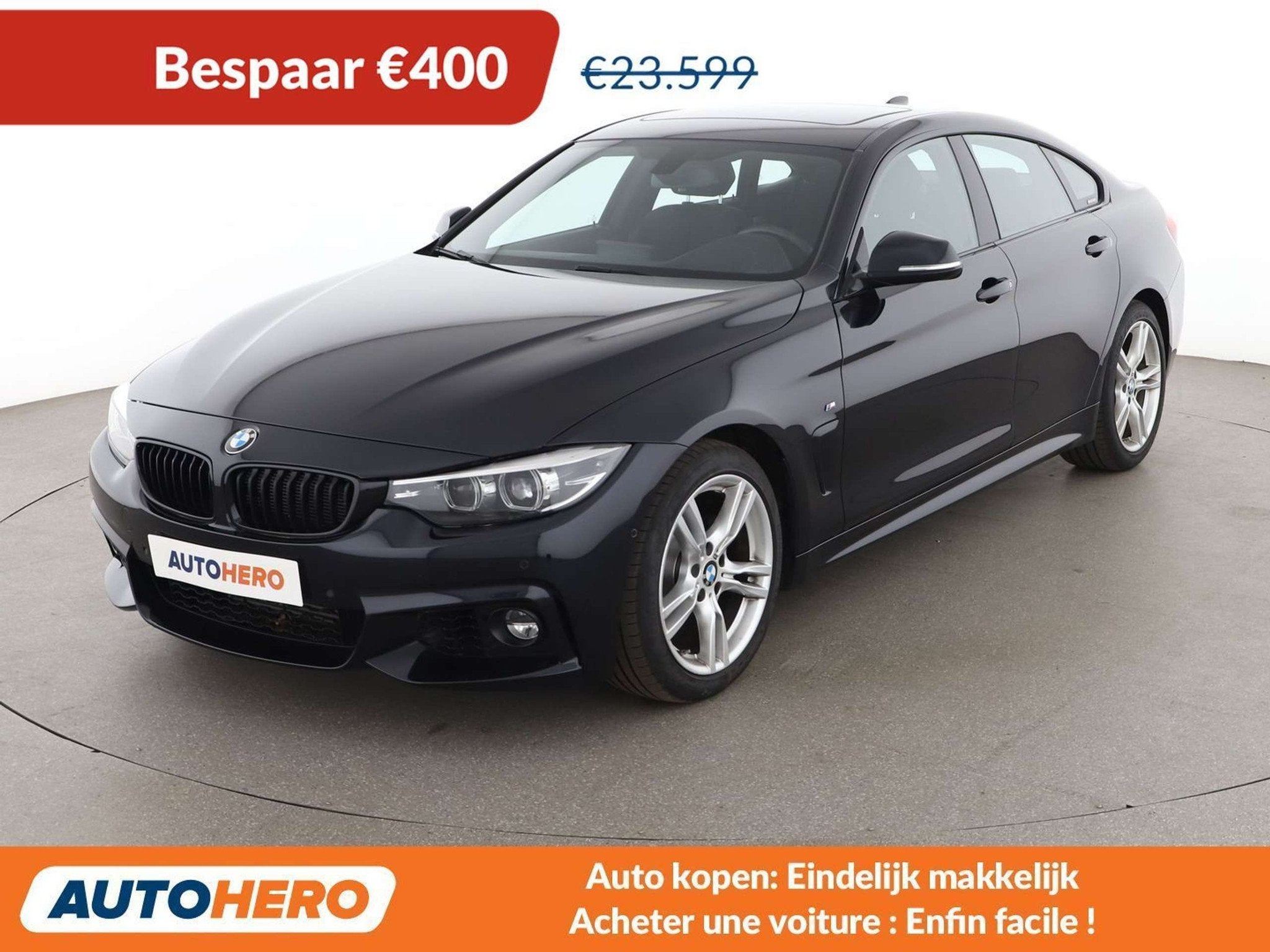 BMW 418 418i Gran Coupé M Sport (automatique), Autos, BMW, 100 kW, Achat, Anti démarrage, Alcantara