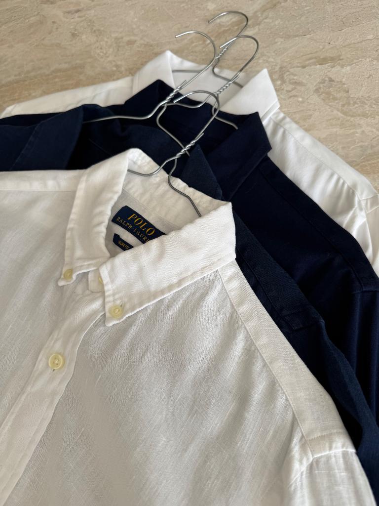 Linnen heren hemd Ralp Lauren wit S, Vêtements | Hommes, Chemises, Envoi, Comme neuf, Blanc, Ralph Lauren