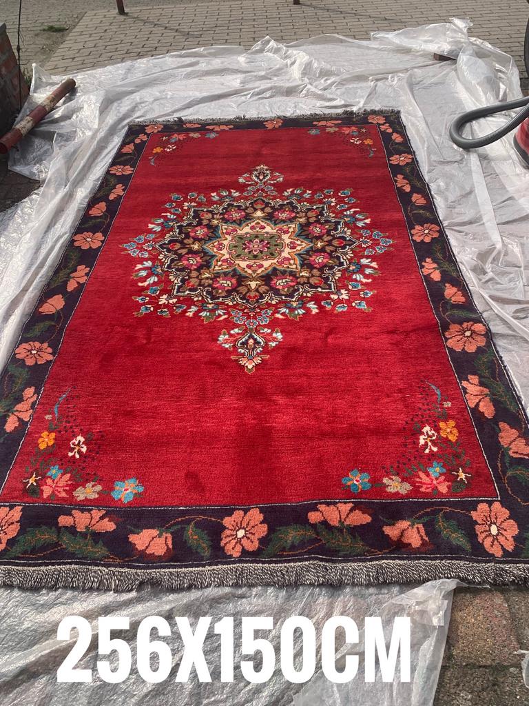 Ancien KOLIAI PERSES IRANIEN dim 2,56 x 150 m., Maison & Meubles, Enlèvement, Comme neuf