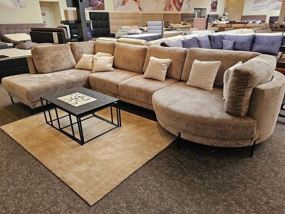 M4T Nieuw Hoeksalon Model 'Quin' stof +Levering gans België, Maison & Meubles, Sièges-poires, Neuf, Enlèvement ou Envoi
