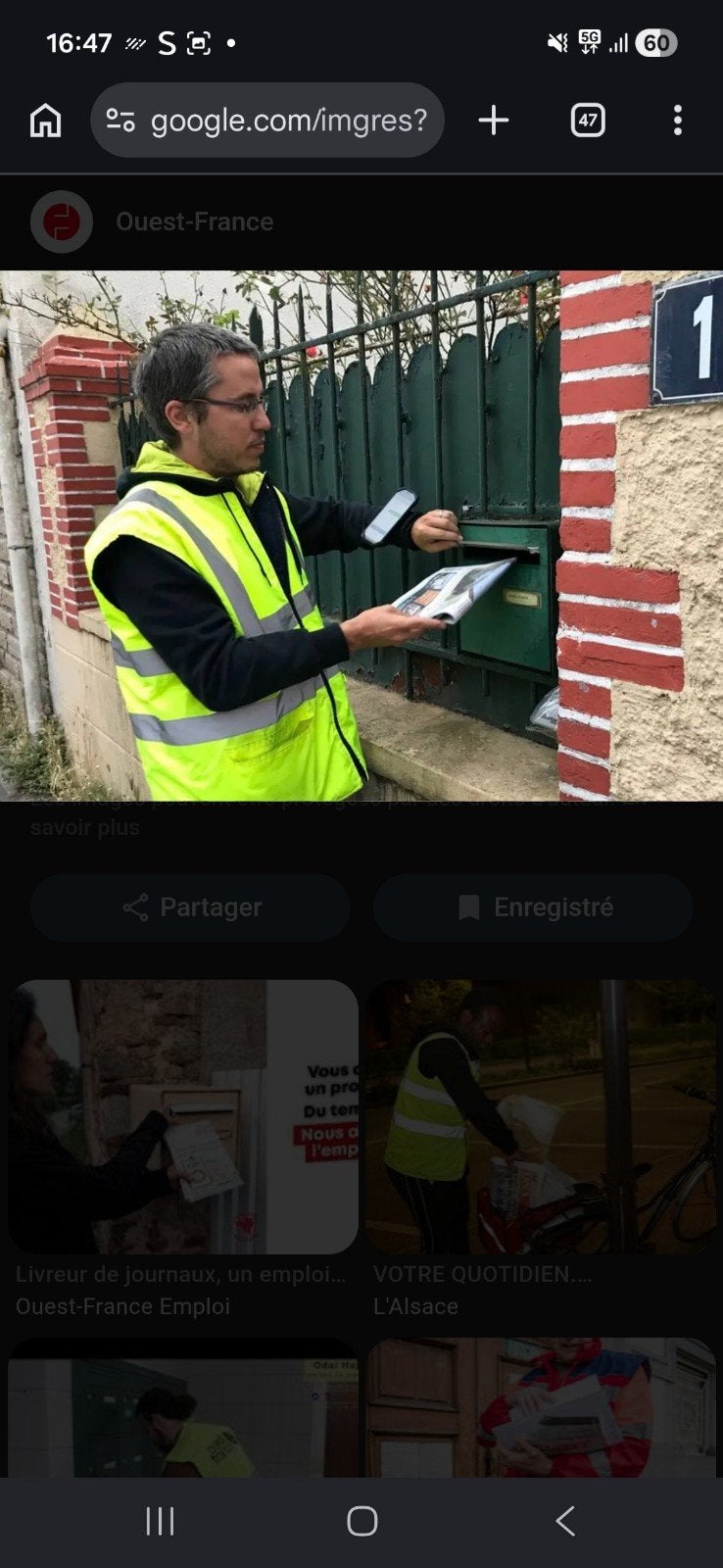 Livraison de journaux