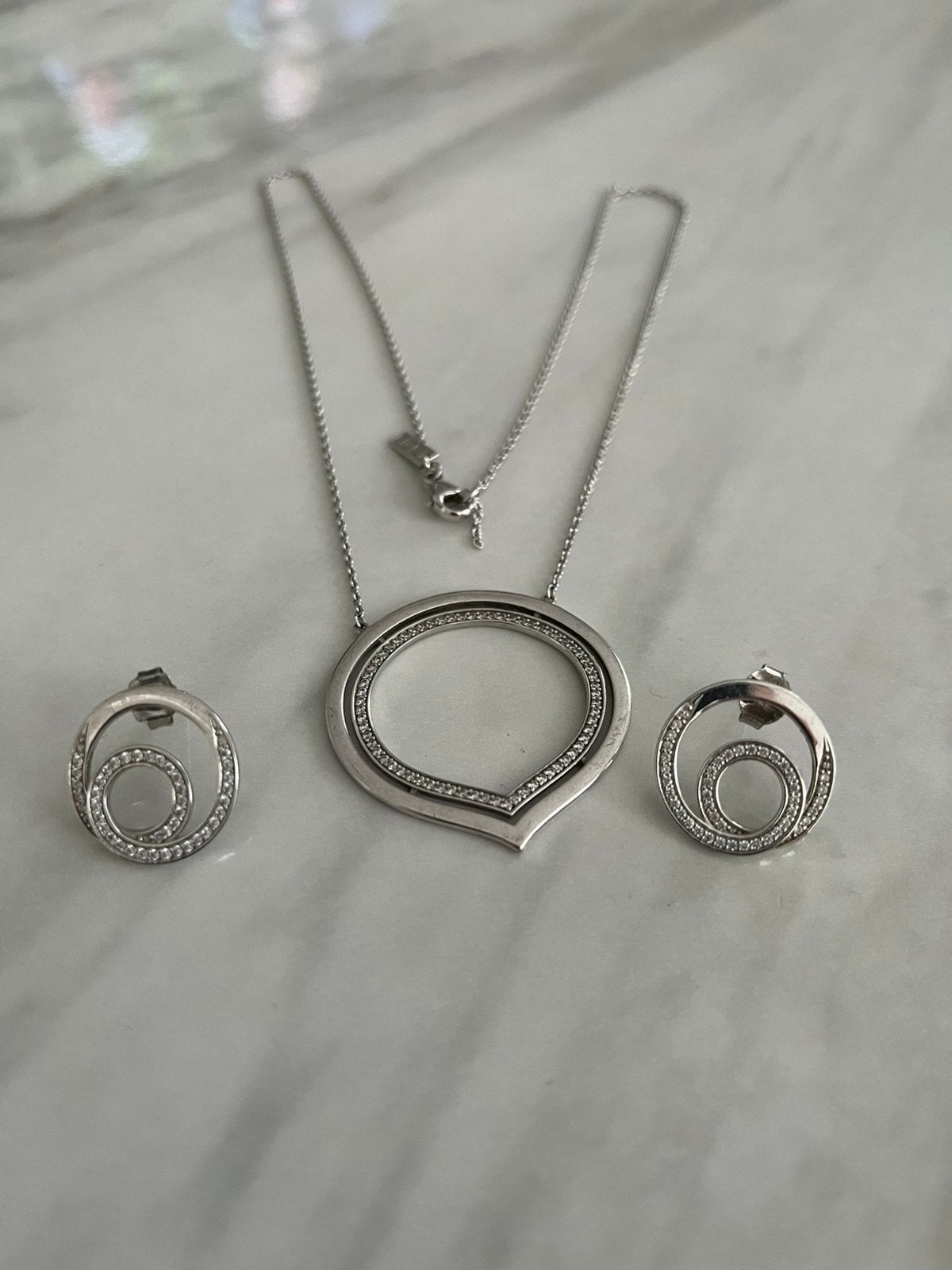 Zilveren set 925, Ophalen of Verzenden, Zo goed als nieuw