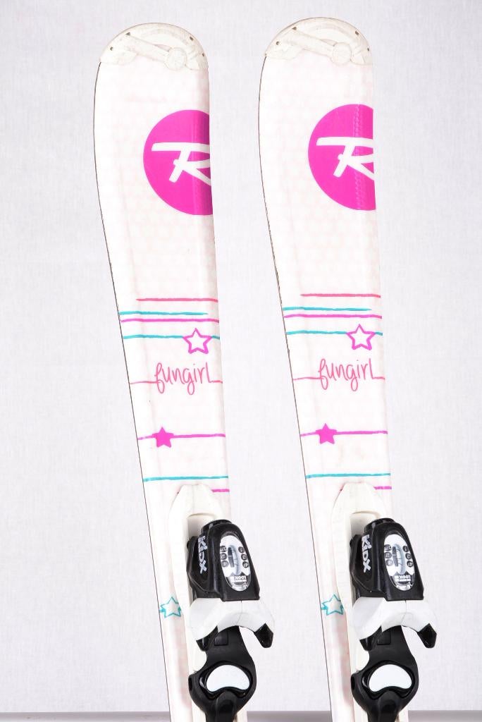 120 skis pour enfants ROSSIGNOL FUN GIRL + Look KIDX 4.5, Carving, Enlèvement ou Envoi, Skis, Rossignol