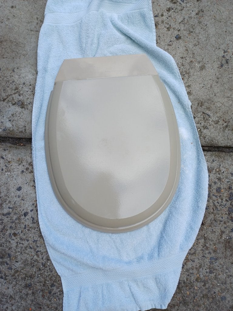 houten toiletbril, Ophalen, Zo goed als nieuw, Toilet