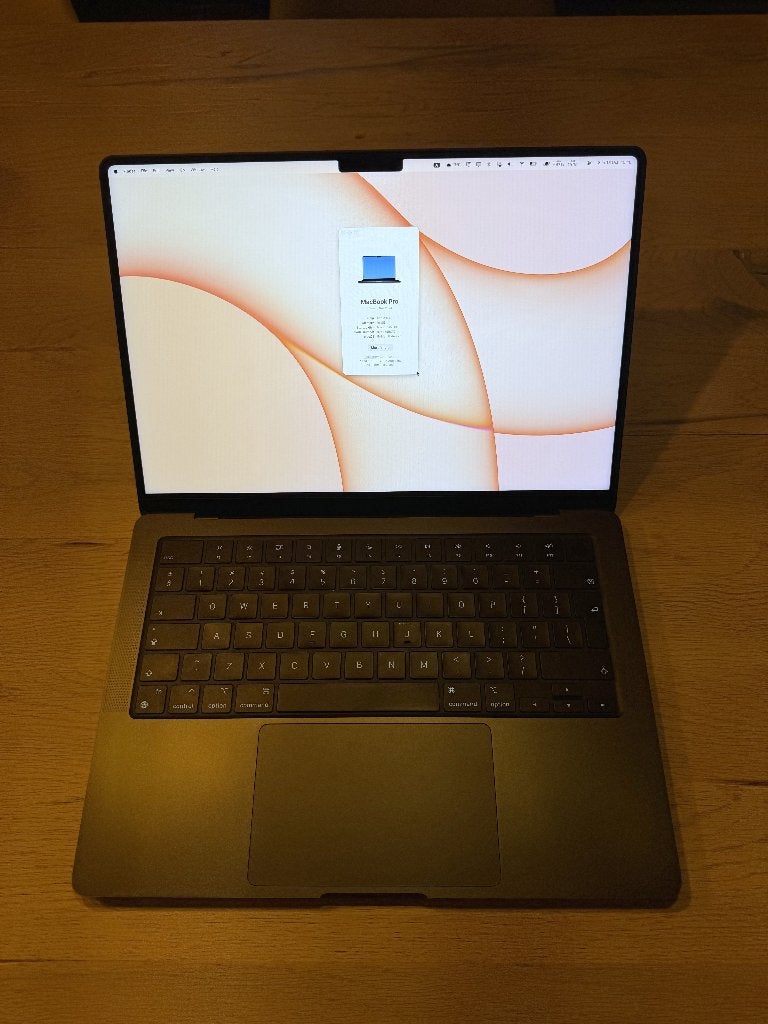 MacBook Pro 14-inch M4, 16 GB RAM, 512 GB, Computers en Software, Qwerty, Overige groottes, 512 GB, Zo goed als nieuw