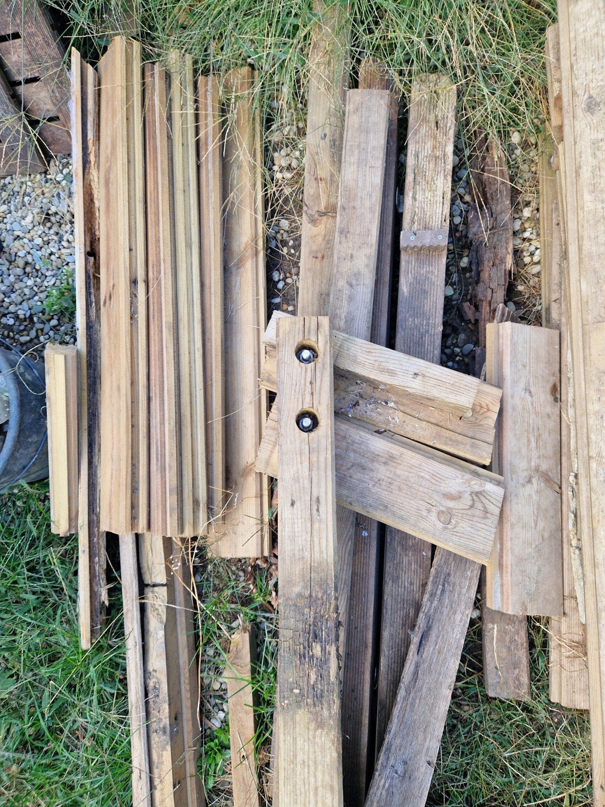 Houten planken, Tuin en Terras, Ophalen, Gebruikt, Planken