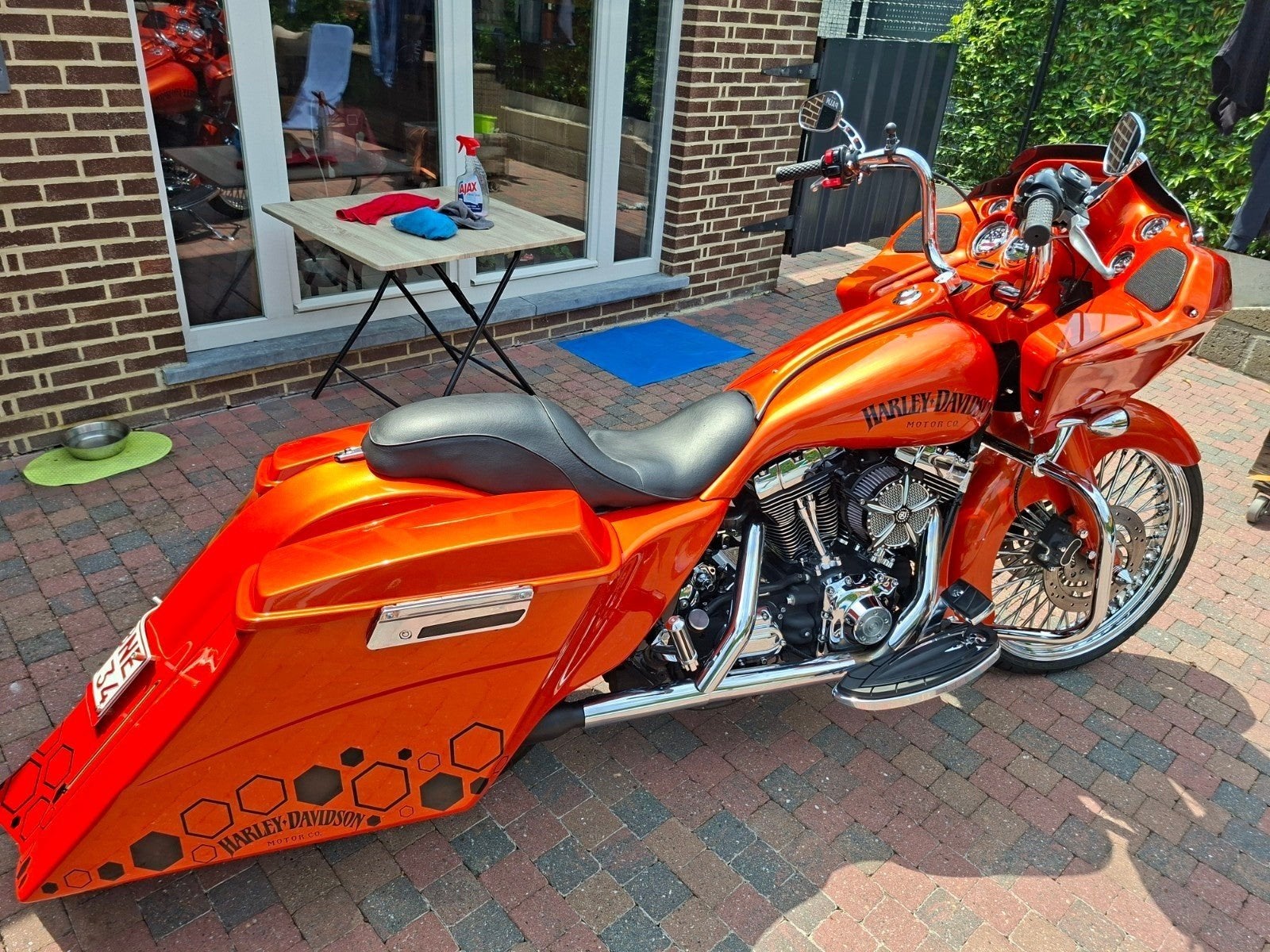 Prachtige exclusieve hd custom bagger, Motoren, Motoren | Harley-Davidson, Particulier, Ophalen