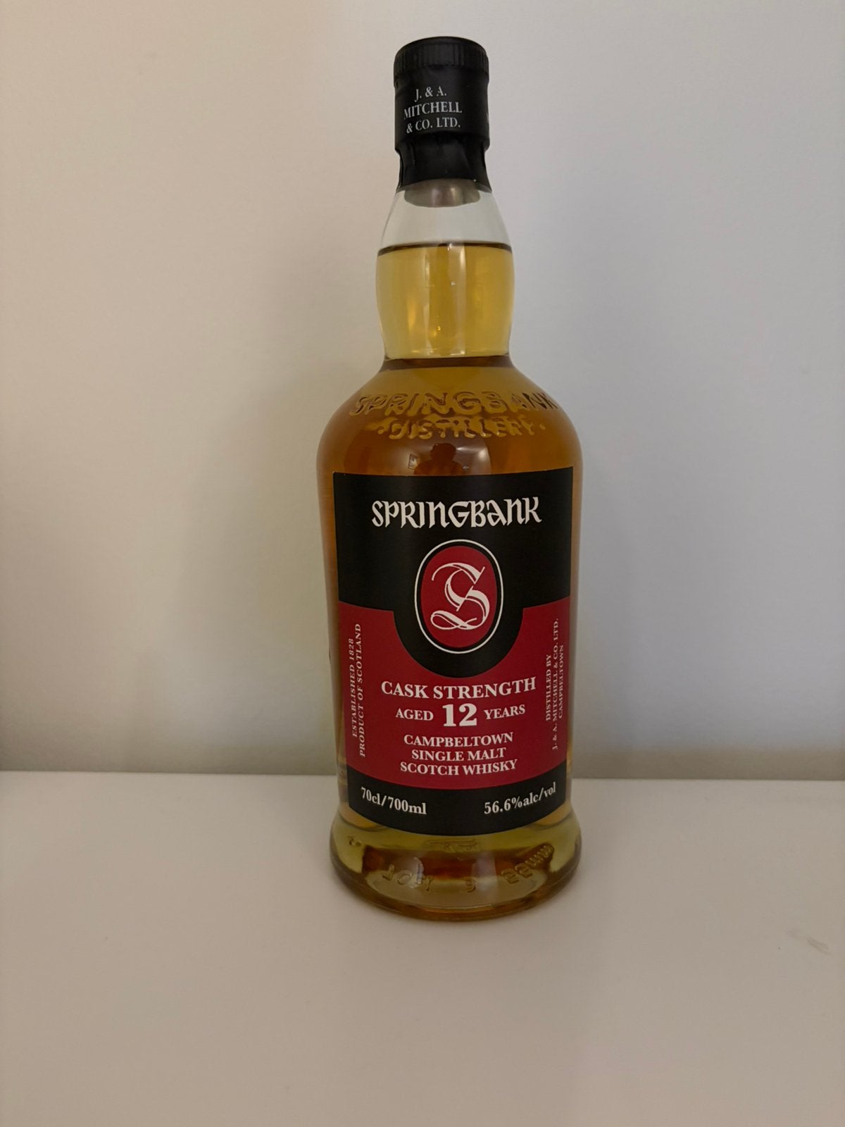 Springbank cask strength 12 year old batch 29 (whisky), Collections, Vins, Enlèvement ou Envoi, Neuf