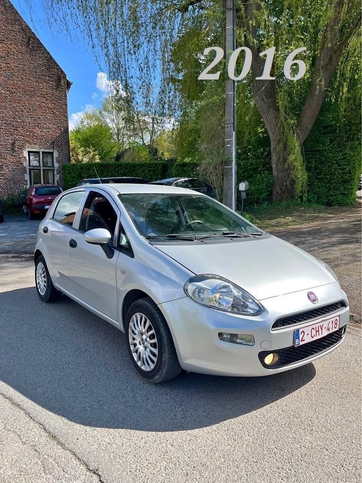 Fiat Punto Punto 1.2i Young II, Autos, Argent ou Gris, Achat, Euro 6, Boîte manuelle