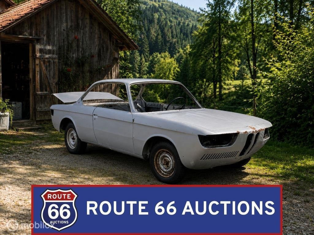 BMW 2000 CS | 1968 | Route 66 Auctions, Auto's, Zwart, Bedrijf, Handgeschakeld, Overige carrosserie