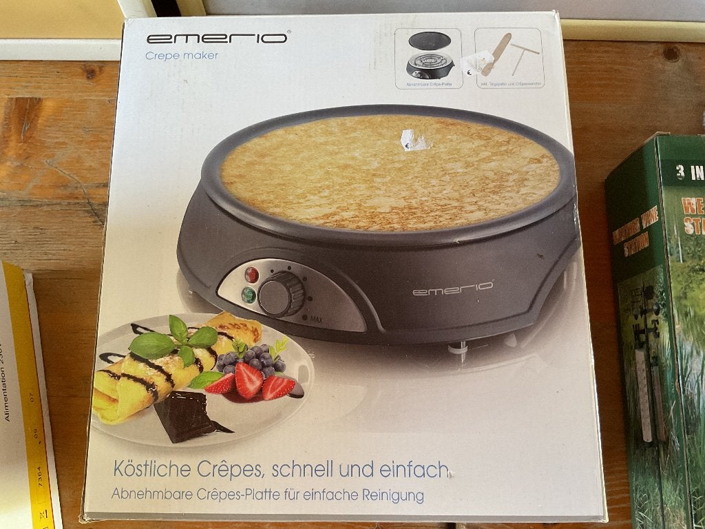 Pannenkoeken machine, Elektronische apparatuur, Grillplaten, Ophalen, Nieuw