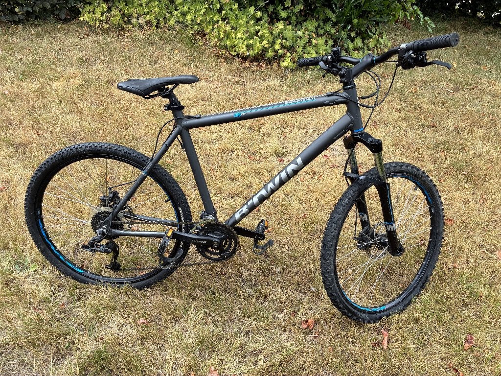 Vélo Btwin Rockrider 500, Vélos & Vélomoteurs, Autres marques, 45 à 49 cm, Comme neuf, Enlèvement