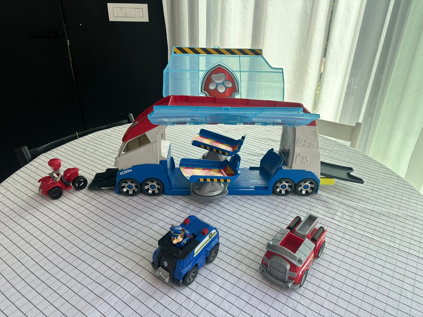 Paw patroller met twee extra auto’s, Ophalen of Verzenden, Zo goed als nieuw