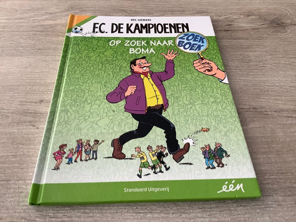 F.C.De kampioenen: Op zoek naar Boma zoek boek (2016), Eén stripboek, Hec Leemans, Ophalen of Verzenden, Zo goed als nieuw