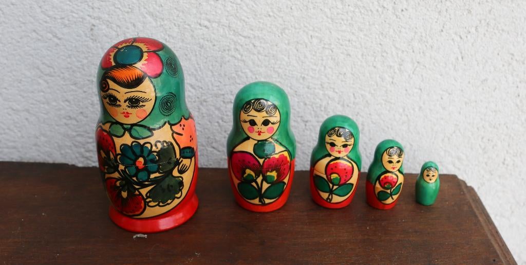 Poupées russes en bois - Matrioschka, Enlèvement ou Envoi, Comme neuf, Poupée