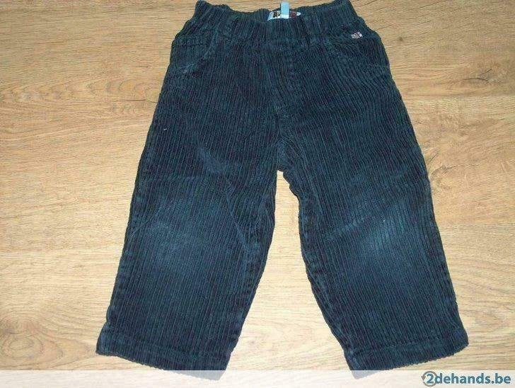 donkerblauwe velours broek River Woods maat 86, Kinderen en Baby's, Gebruikt, River Woods, Broekje, Ophalen of Verzenden