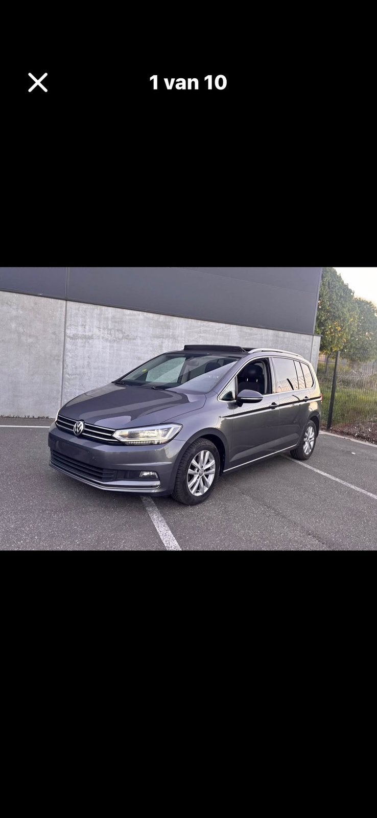 Vw touran 1.6d 2018, Auto's, Volkswagen, Voorwielaandrijving, Monovolume, Euro 6, Particulier