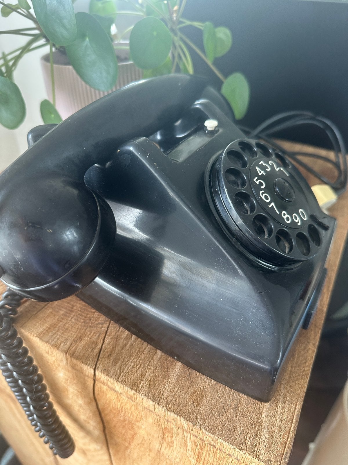 Bakelieten Ericsson draaischijftelefoon 1964, Telecommunicatie, Ophalen of Verzenden, Zo goed als nieuw, Bakeliet