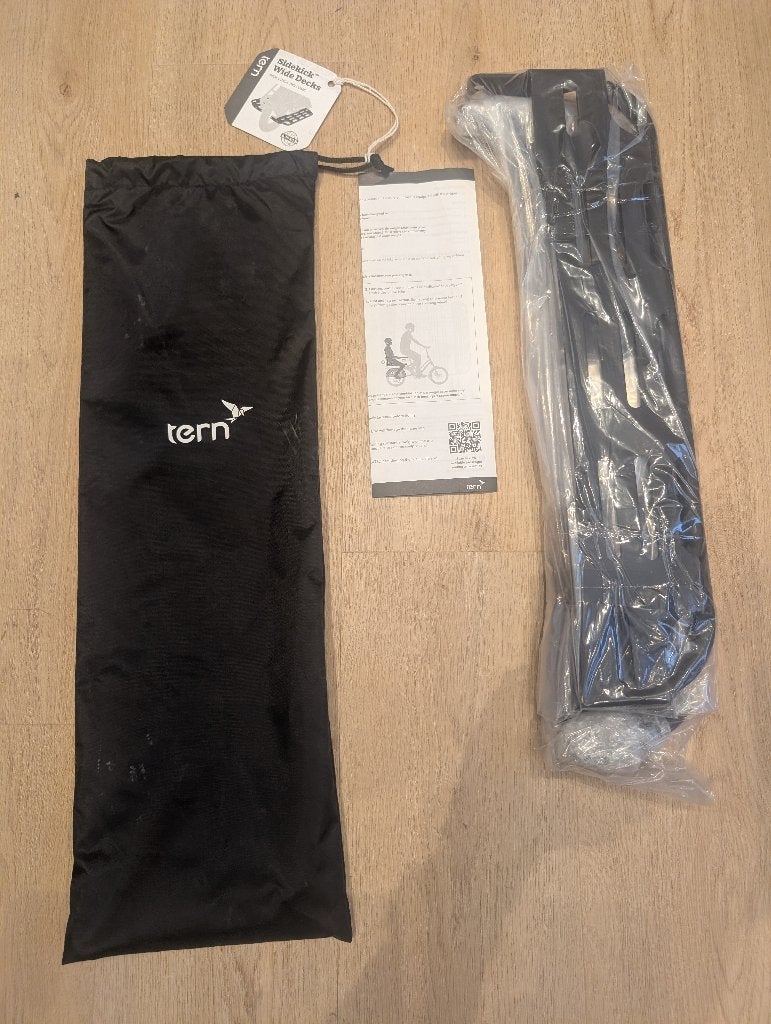 Tern Sidekick Wide Deck voor GSD in nieuwstaat, Fietsen en Brommers, Ophalen, Achterzitje, Voetsteuntjes, 22 t/m 36 kg