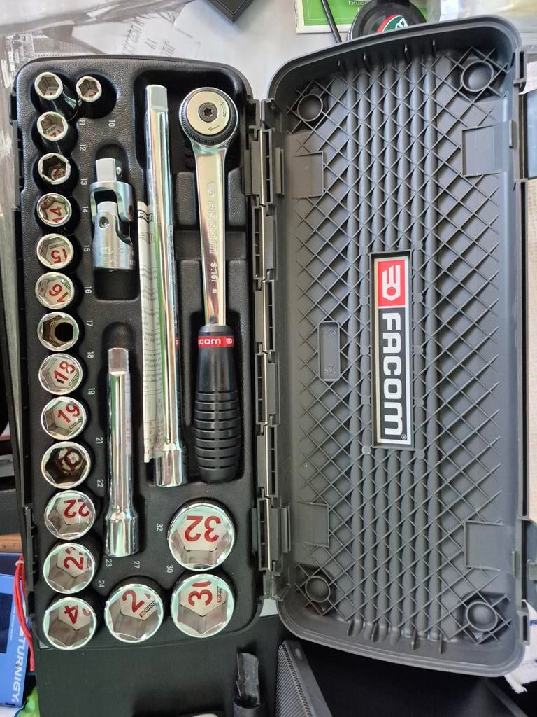 Facom 1/2 set- als nieuw- de pro versie!!, Doe-het-zelf en Bouw, Ophalen of Verzenden, Zo goed als nieuw