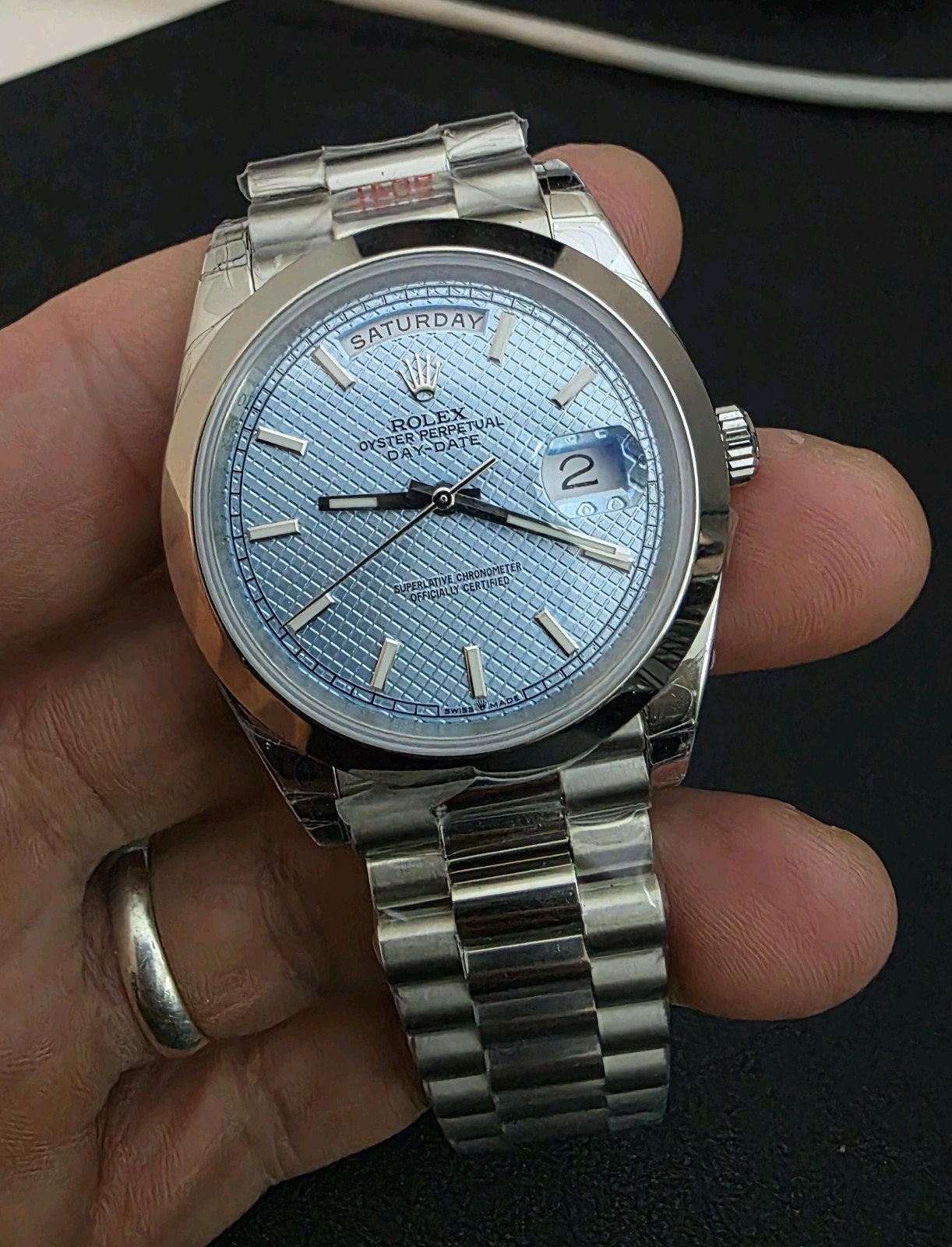 Rolex Day-Date | Ref: 228206, Ophalen, Overige materialen, Rolex, Polshorloge
